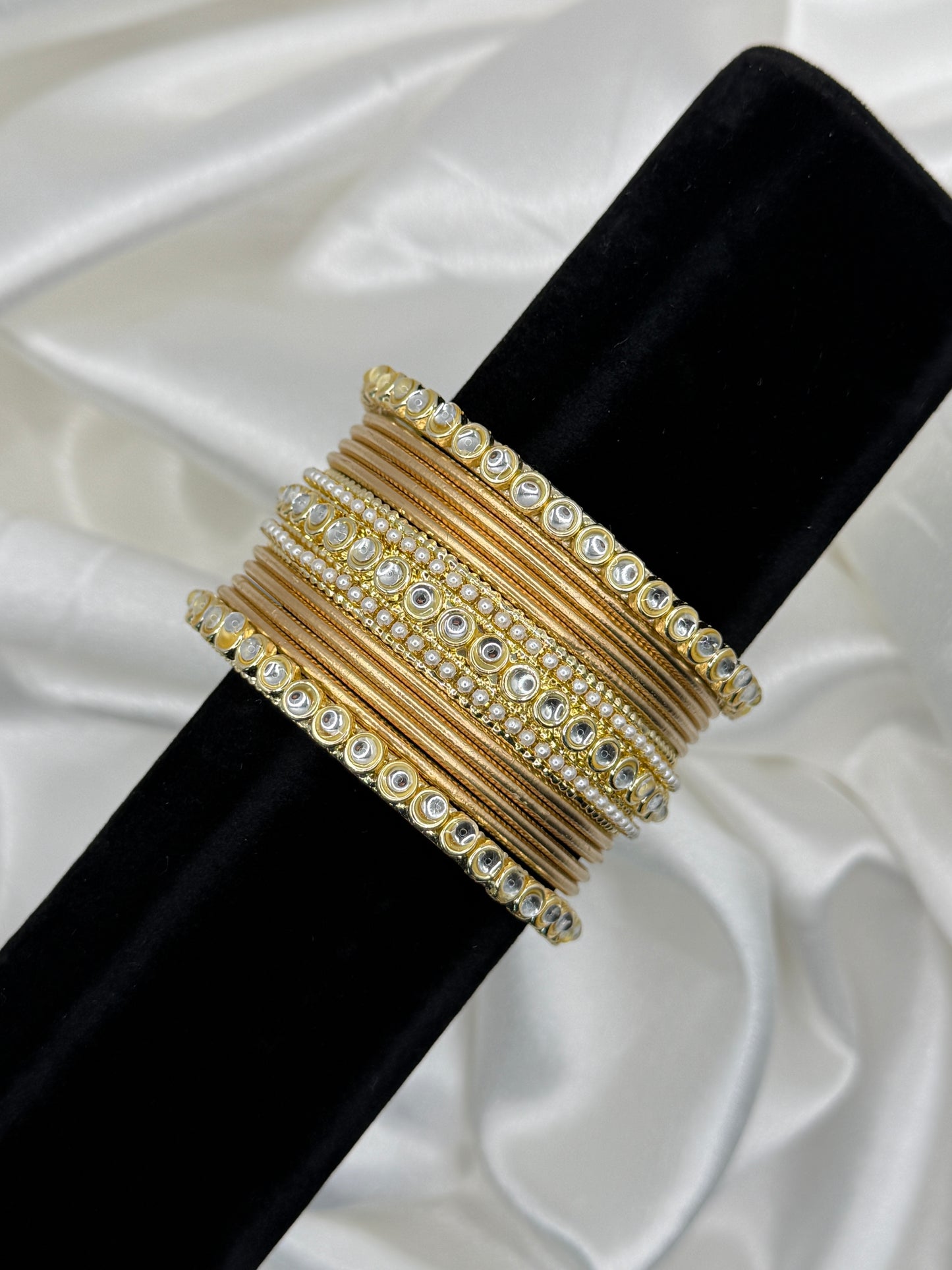 Mini Metal Bangles Set