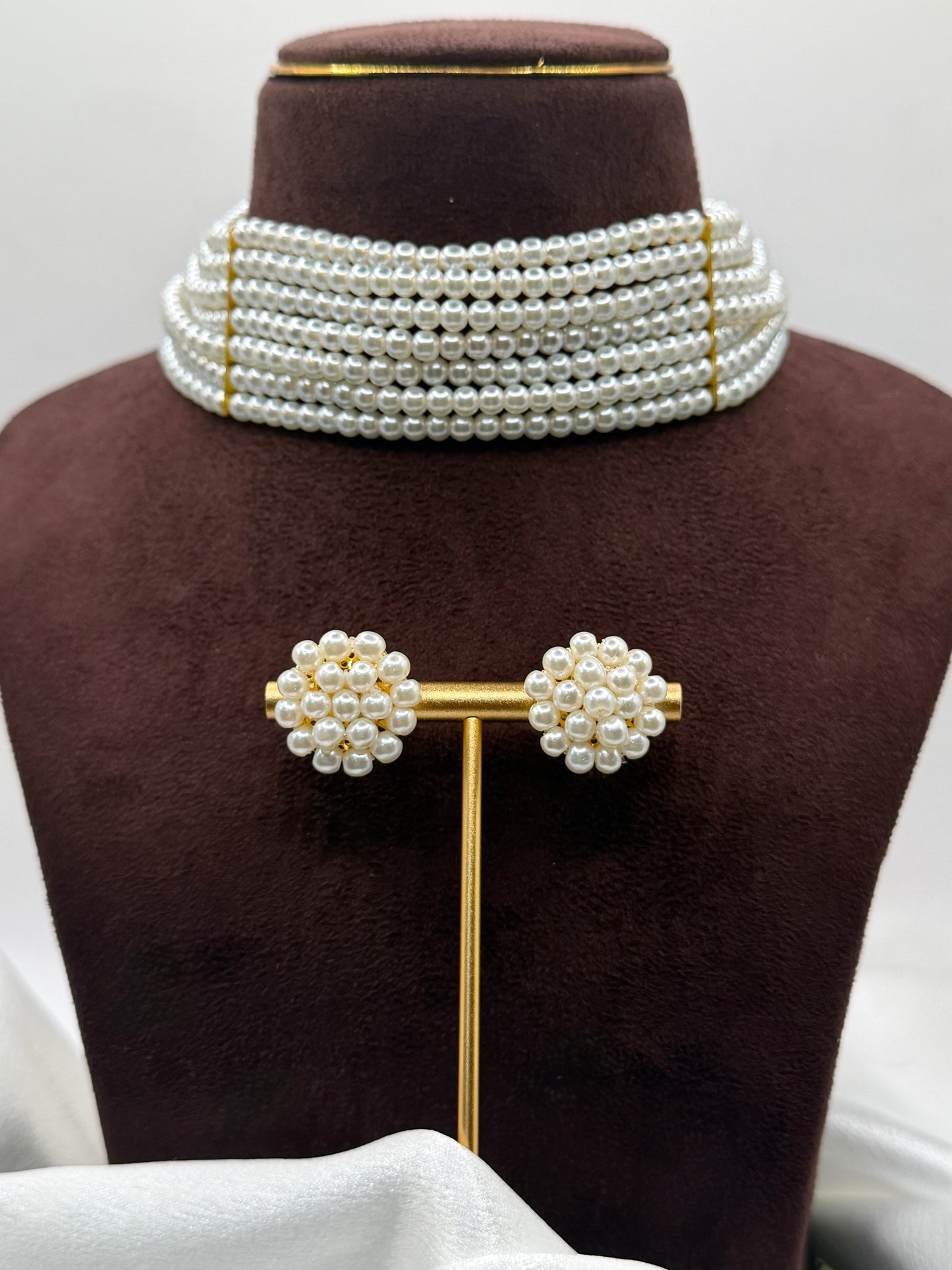Pearl Choker Set
