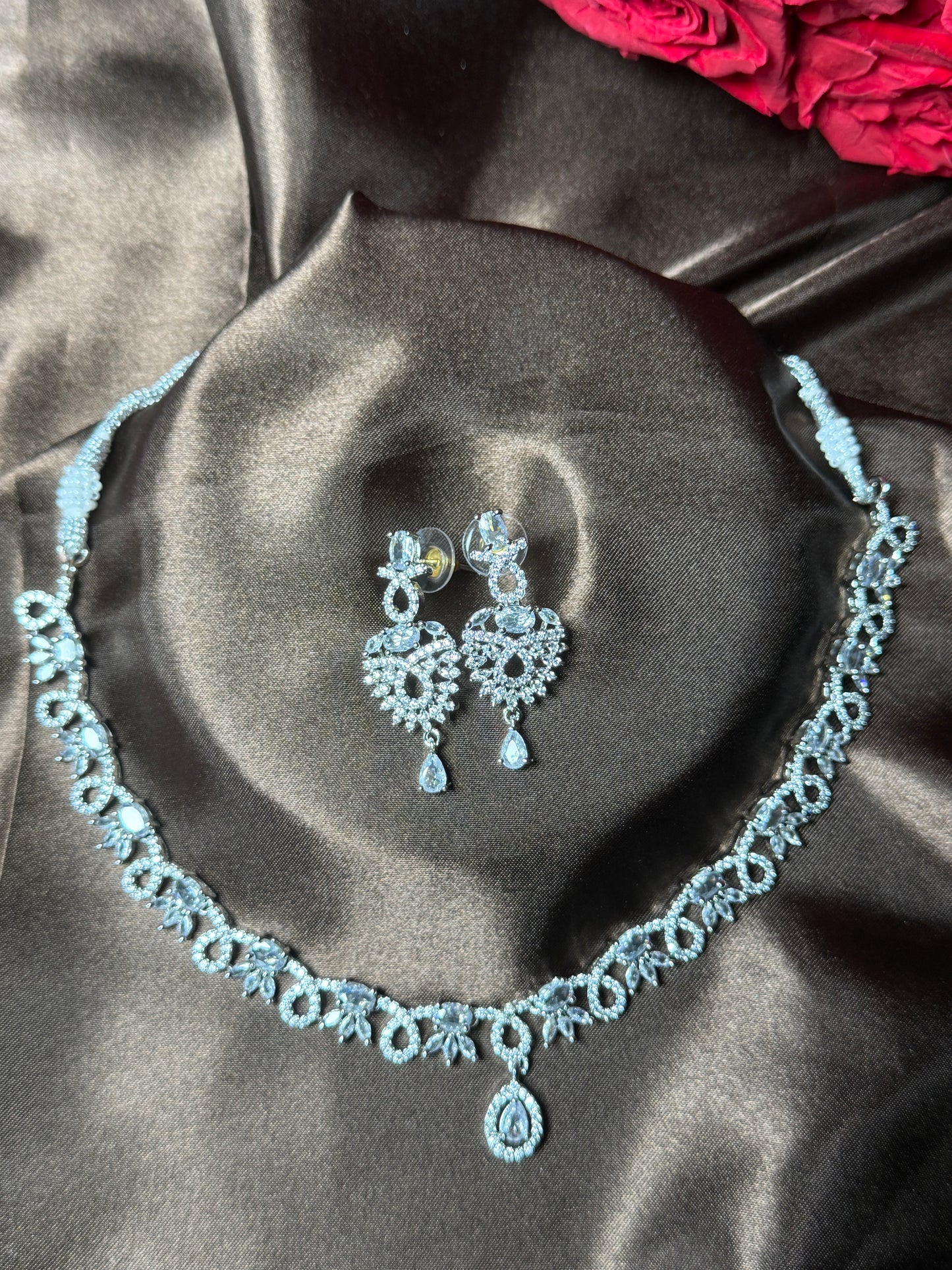 Riya AD Necklace Set