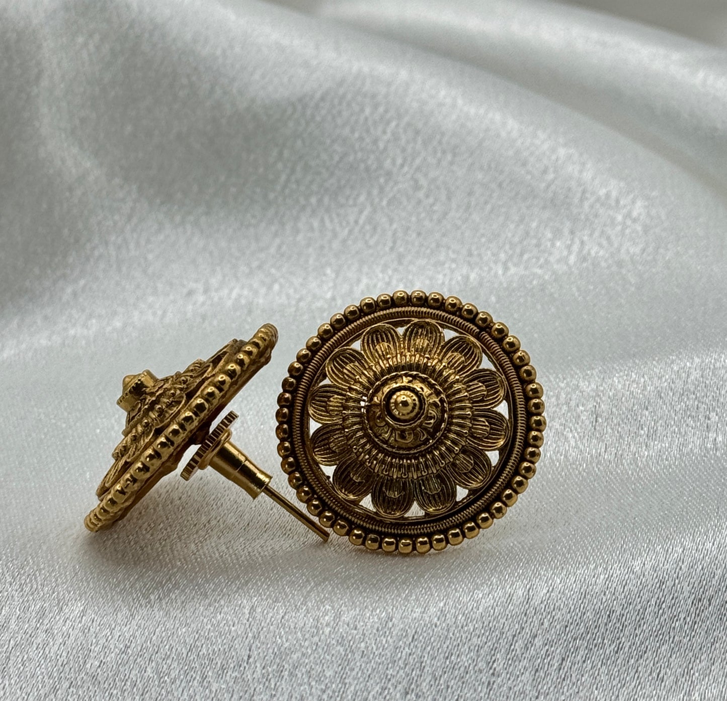 Gold-Plated Antique Studs
