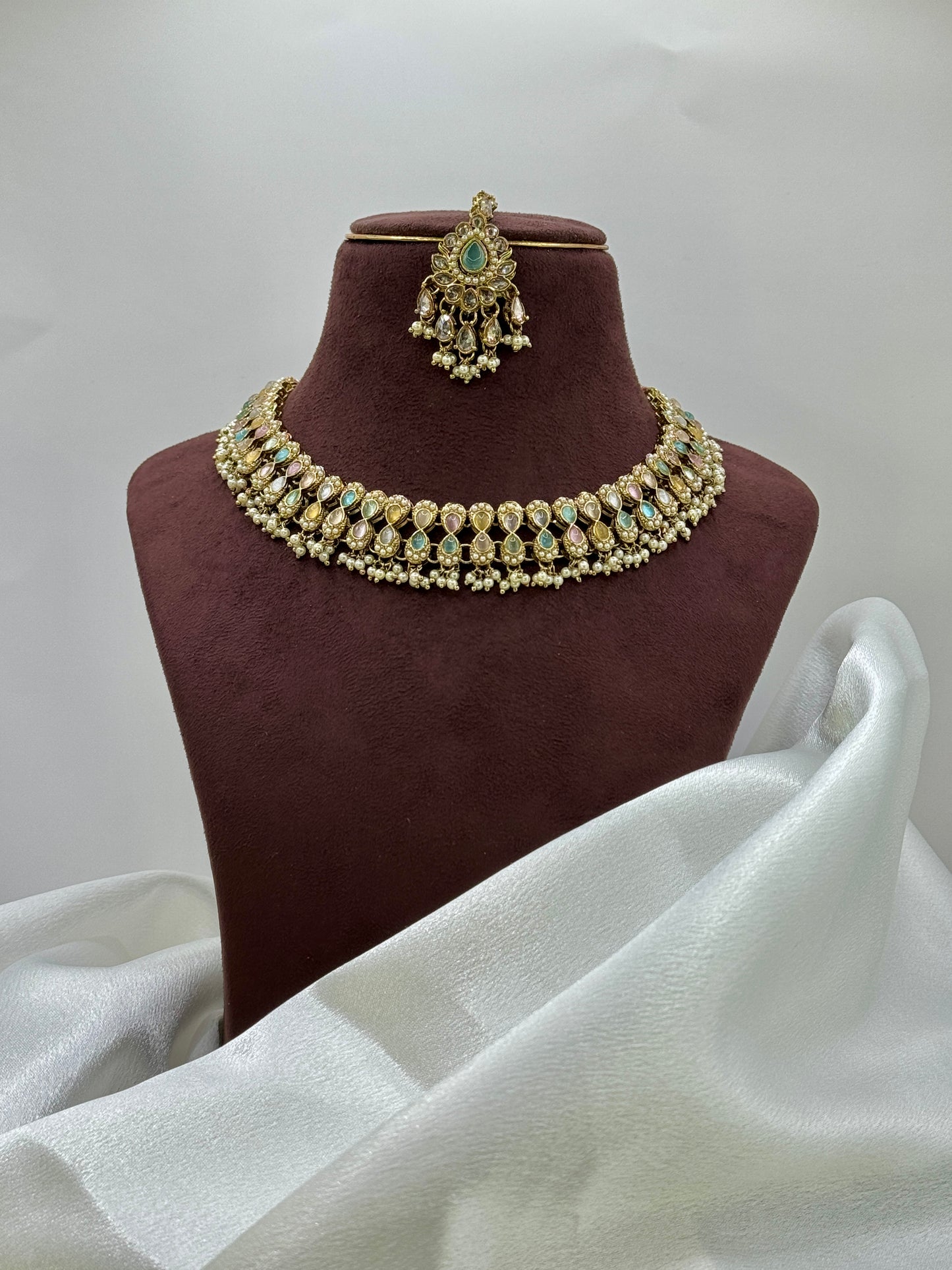 Ziya Polki Necklace Set