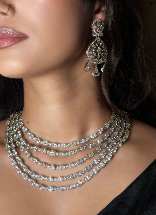 Nehna Layers- AD Necklace Set