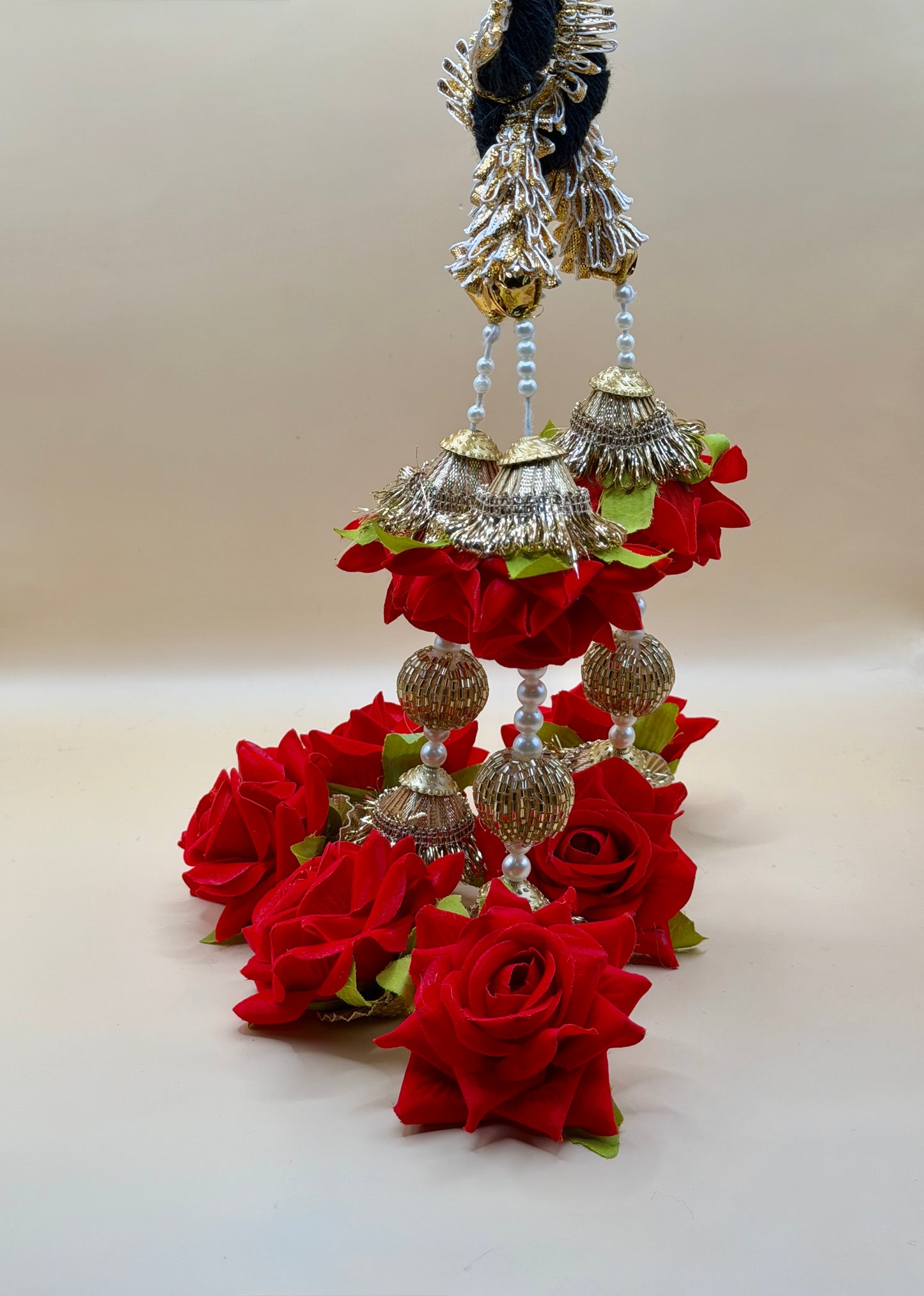 Red Rose Paranda, Hair Braid Accessory