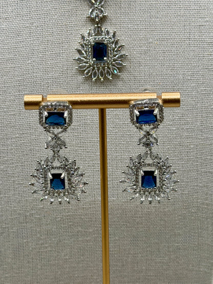 Dua Triple Layer AD Necklace Set