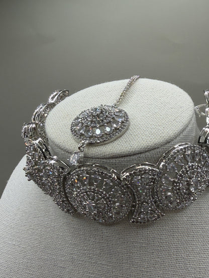 Indi AD Choker Necklace Set