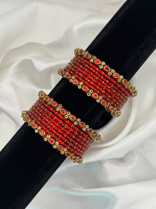 Jharna Glass Bangles Set