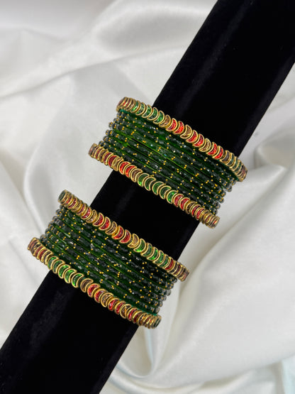 Chaand Glass Bangles Set