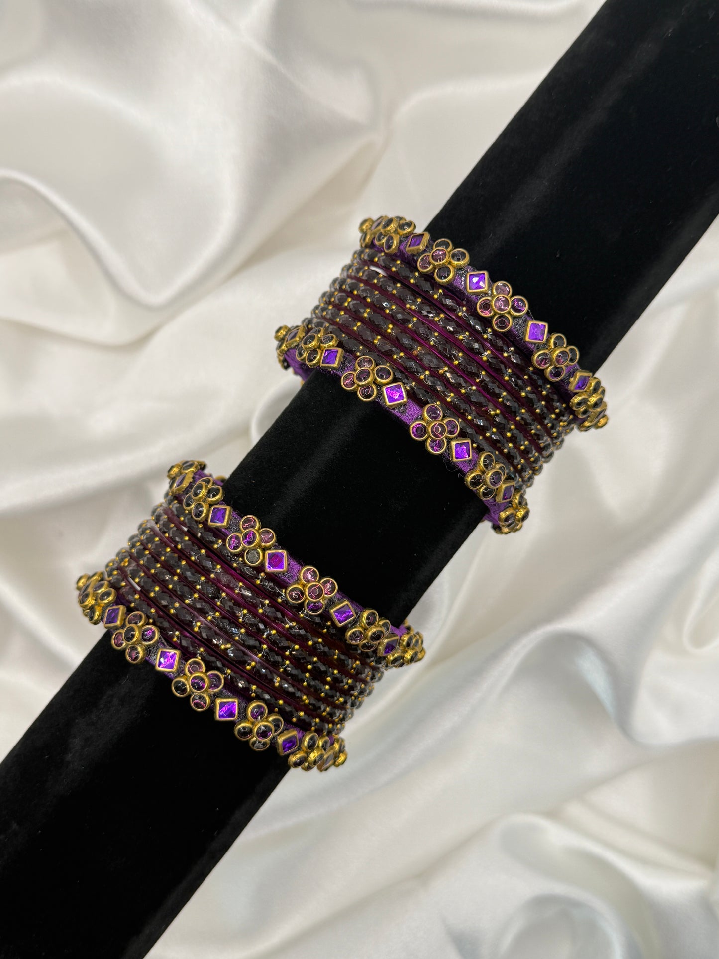 Phool Glass Bangles Set