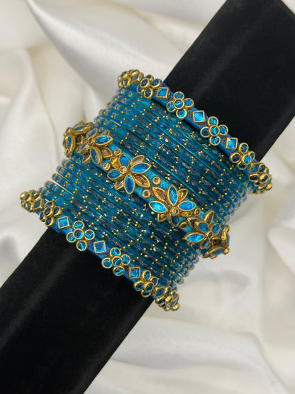 Sundari Glass Bangles Set