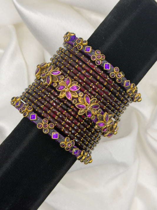 Sundari Glass Bangles Set