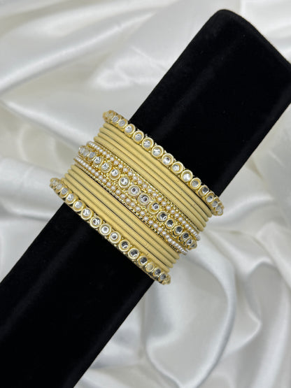 Mini Metal Bangles Set