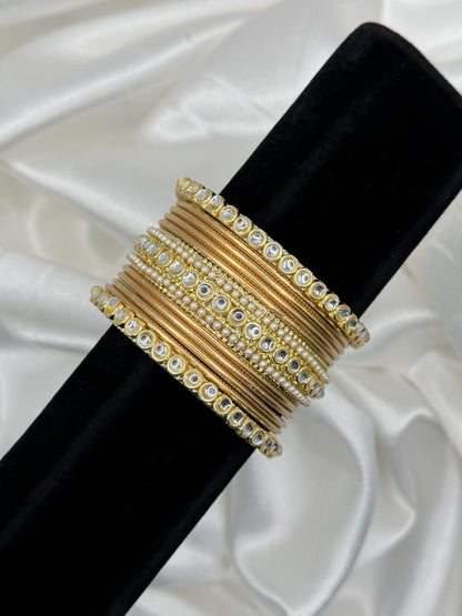 Mini Metal Bangles Set