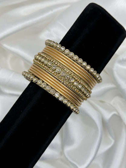 Mini Metal Bangles Set