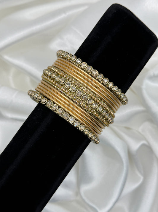 Mini Metal Bangles Set