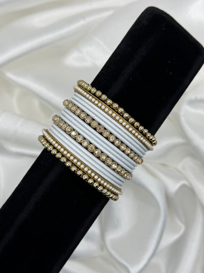Mini Metal Bangles Set