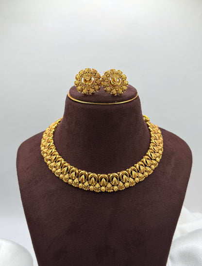 Gold-Plated Necklace Set