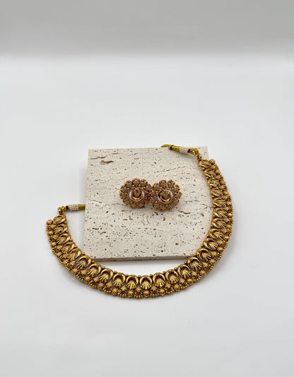 Gold-Plated Necklace Set