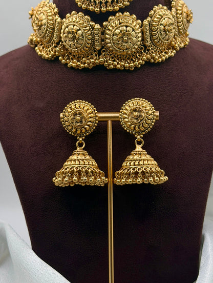 Gold-Plated Choker Set