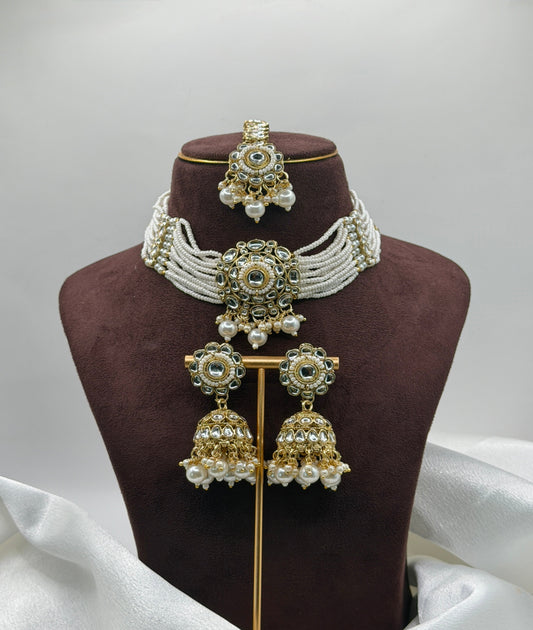 Sohni Choker Set with Jhumka