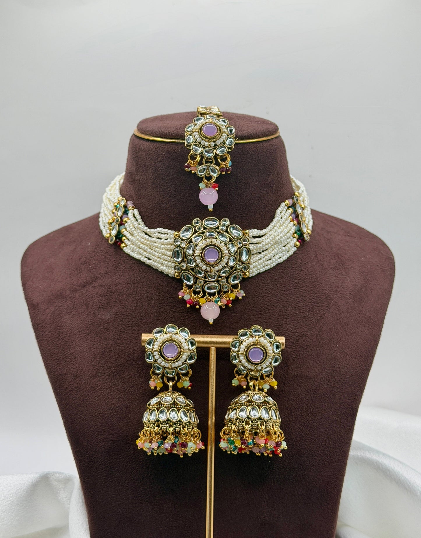 Sohni Choker Set with Jhumka