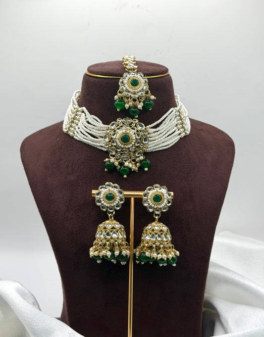 Sohni Choker Set with Jhumka