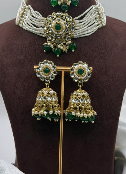 Sohni Choker Set with Jhumka