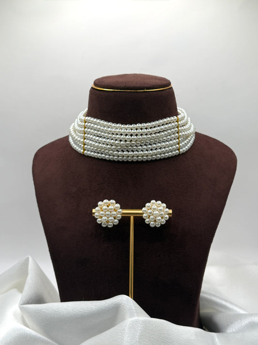 Pearl Choker Set