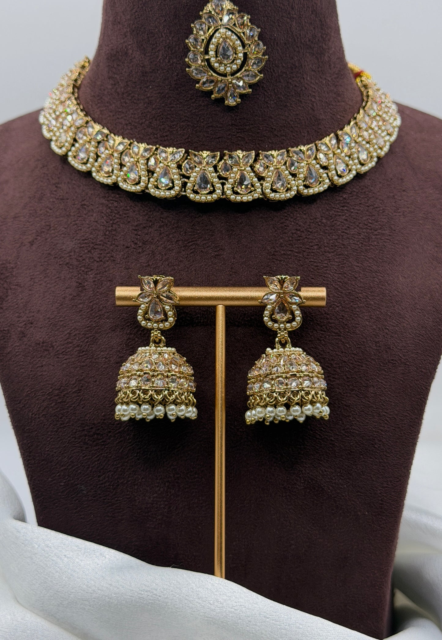 Shreya Polki Necklace Set