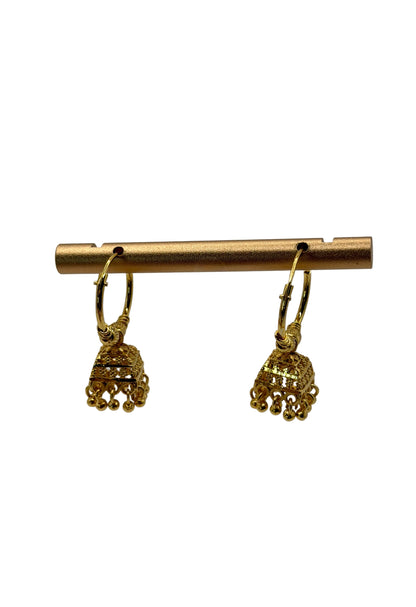 Gold Mini Bali Jhumkis