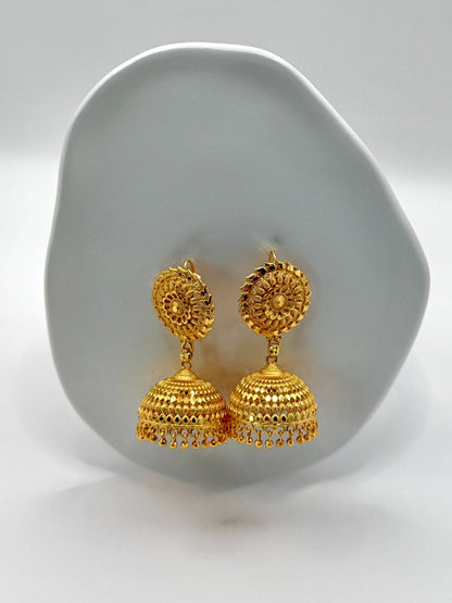Golden 2 Inches Jhumka