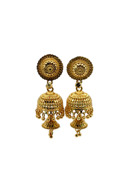 Golden 2 Inches Jhumka
