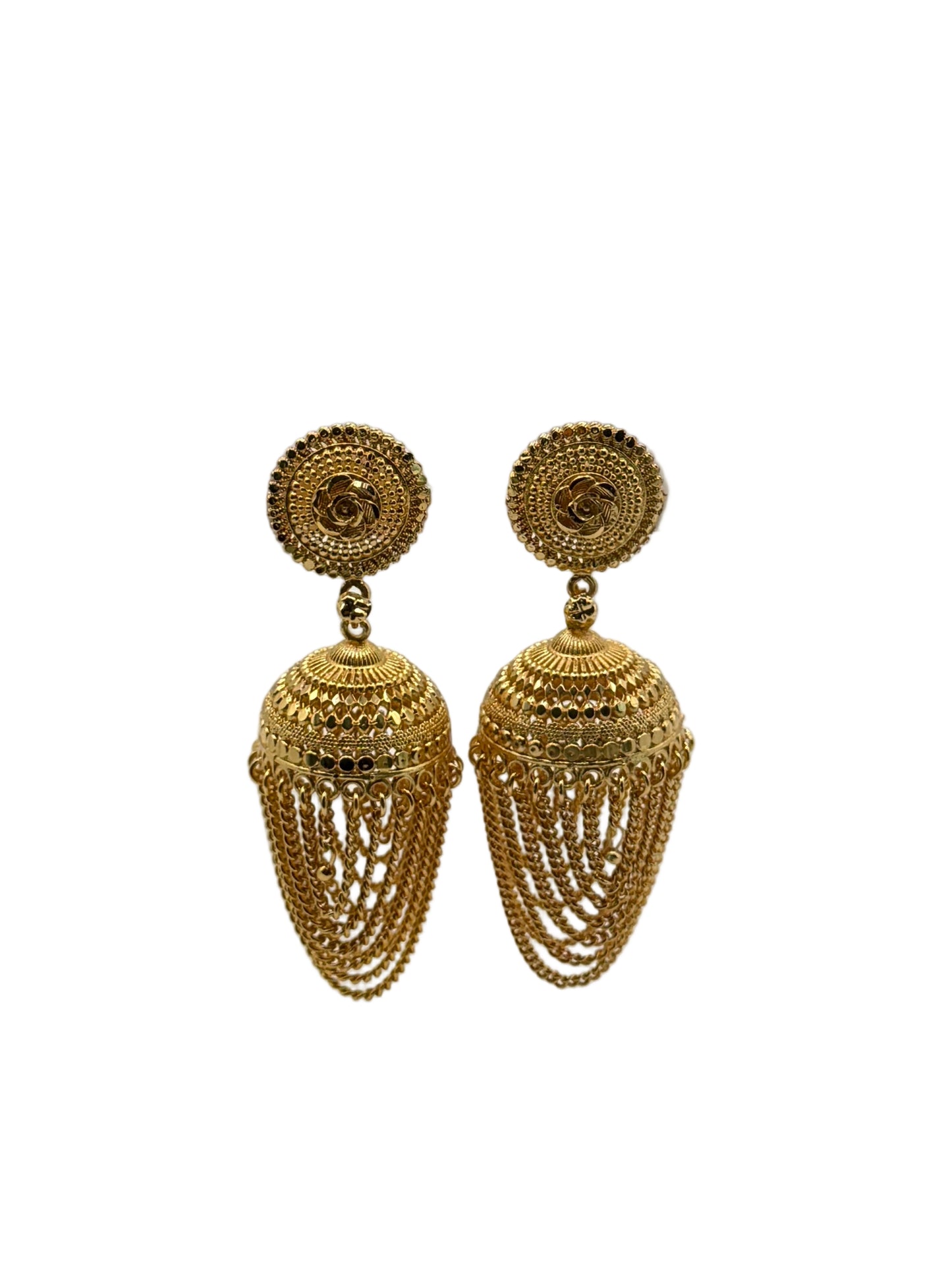 Golden 2.5 Inches Jhumka