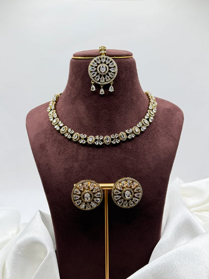 Asha AD Necklace Set