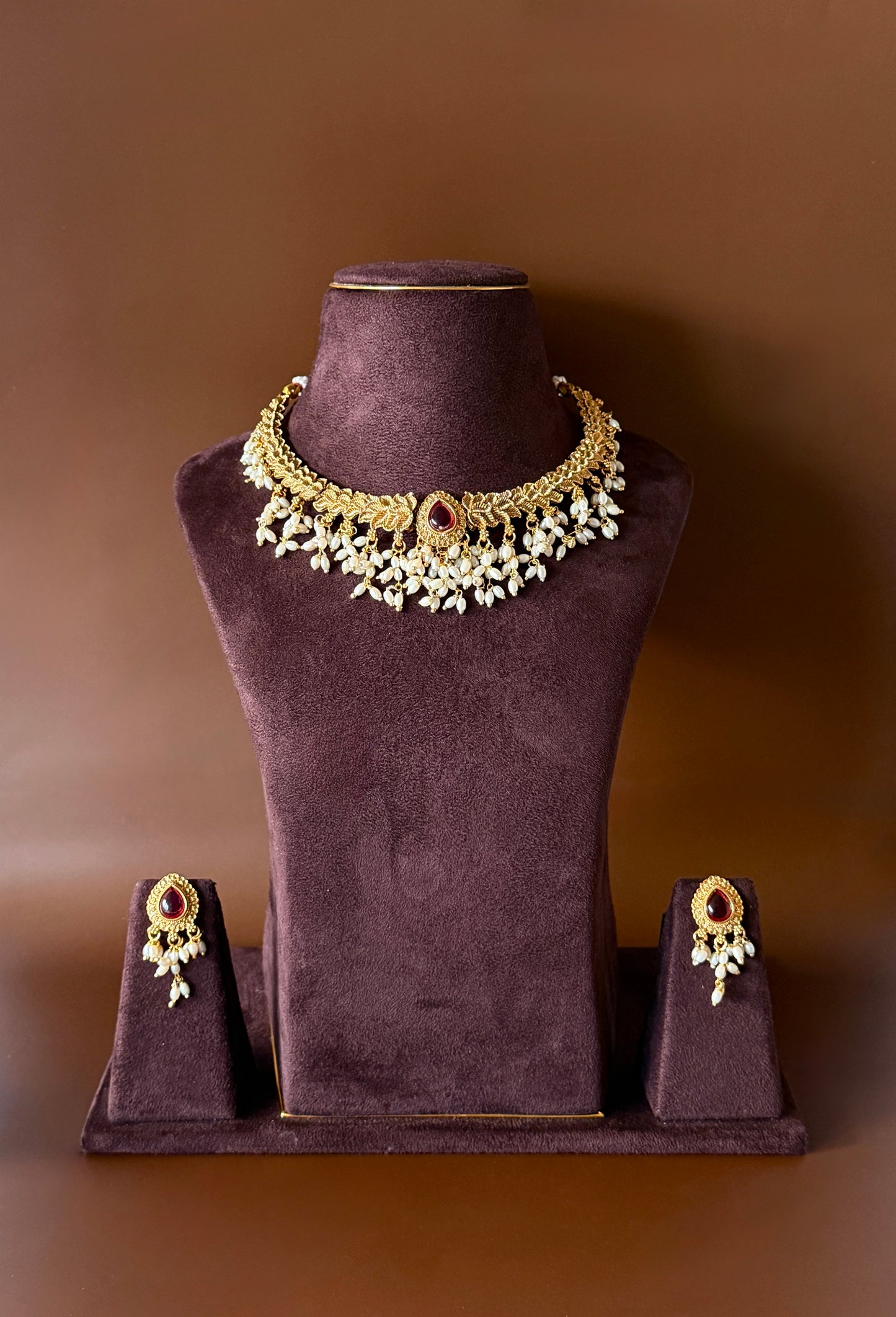 Sita Pearl Necklace Set