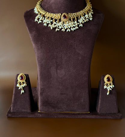 Sita Pearl Necklace Set