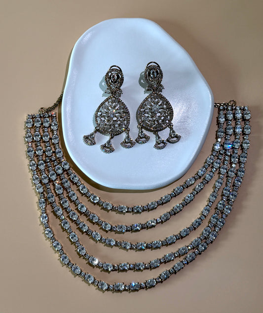 Nehna Layers- AD Necklace Set