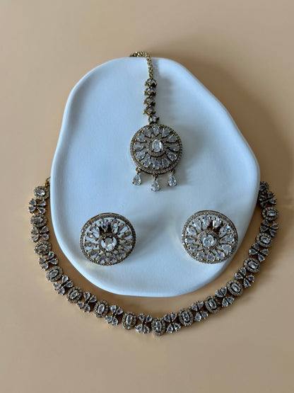 Asha AD Necklace Set