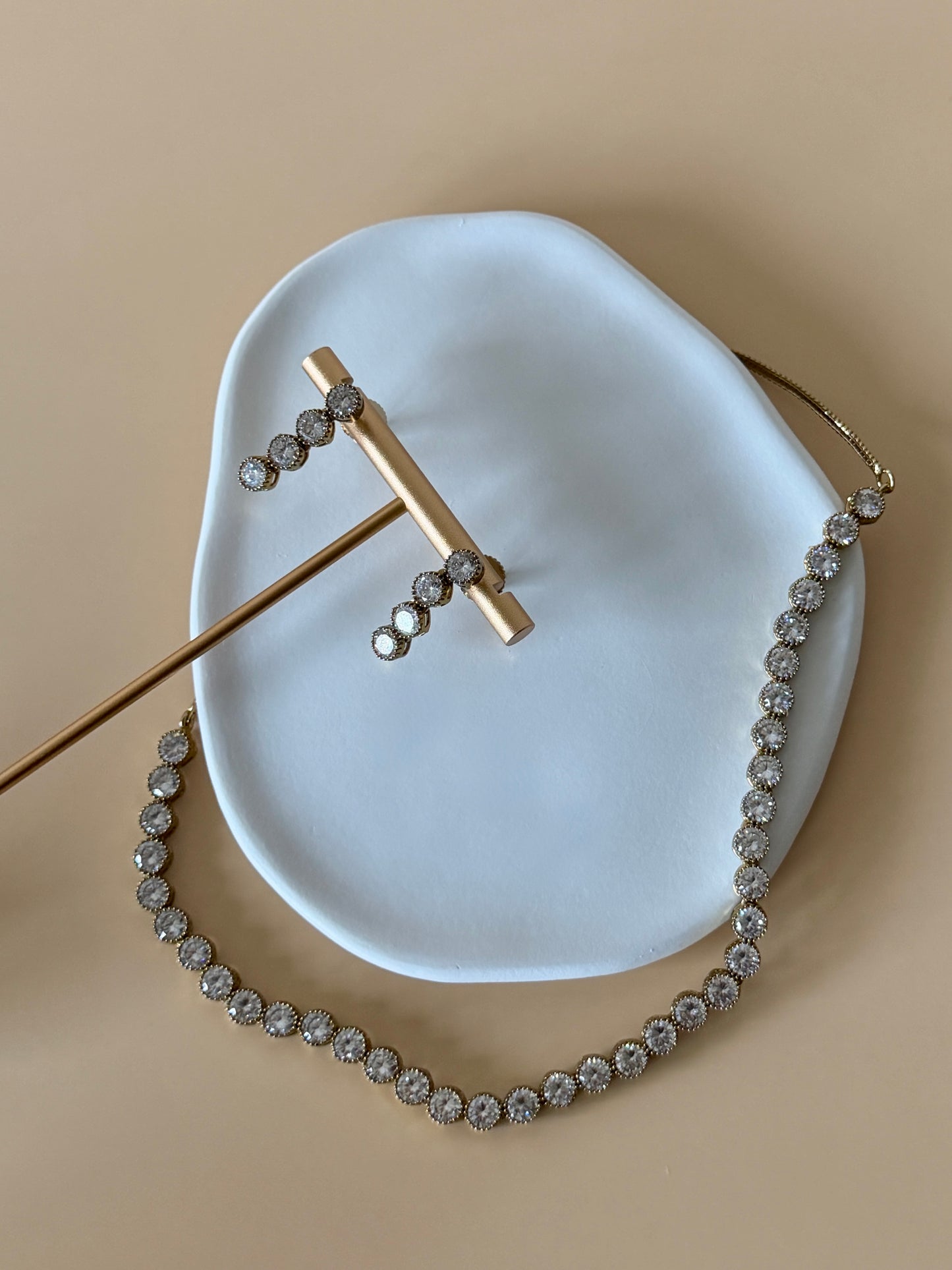 Sajni AD Necklace Set