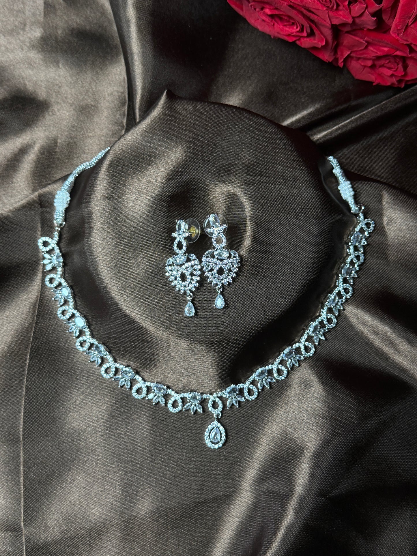 Riya AD Necklace Set