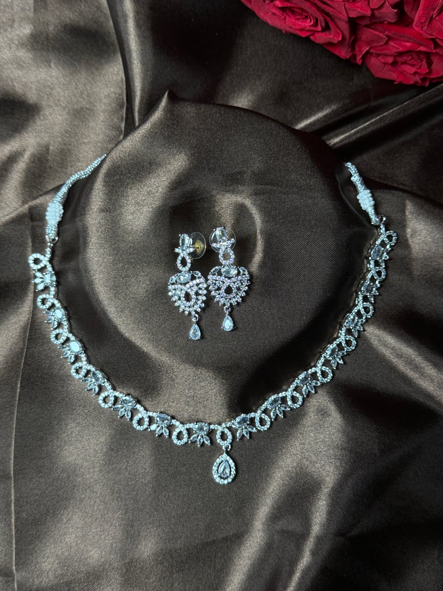 Riya AD Necklace Set