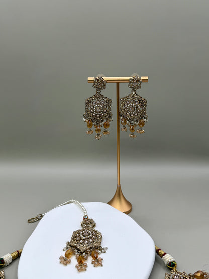 Anita  Golden Necklace Set