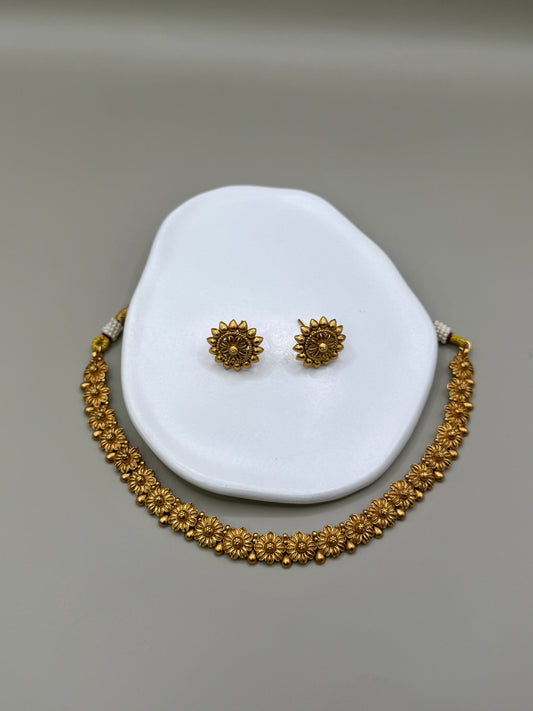Elegant  Gold-plated  Necklace Set