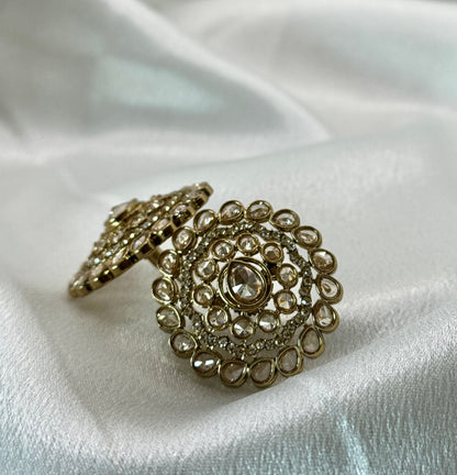 Statement Polki Studs