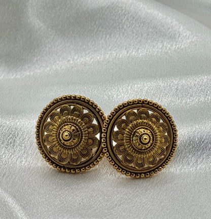 Gold-Plated Antique Studs