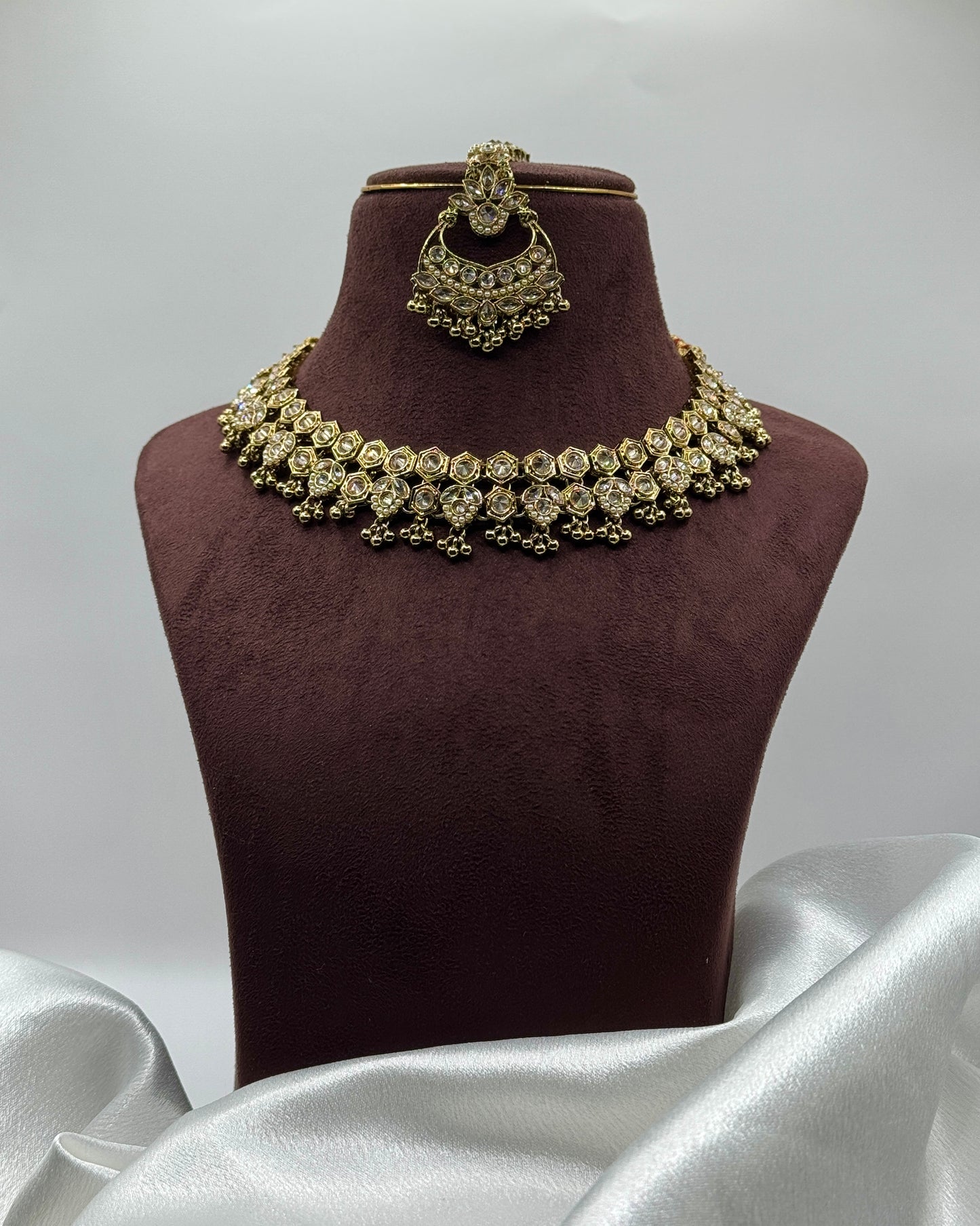 Mayalu Polki Necklace Set