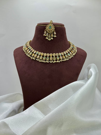 Ziya Polki Necklace Set