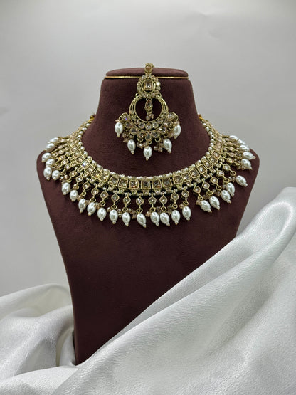 Chandni Elegant Polki Necklace Set