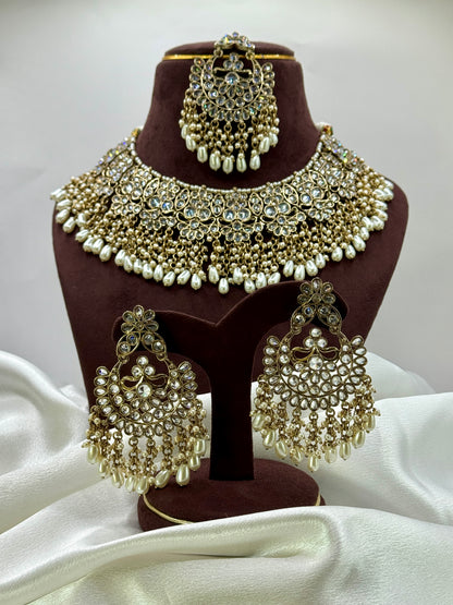 Alika polki Necklace Set