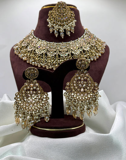 Rani Polki Necklace Set