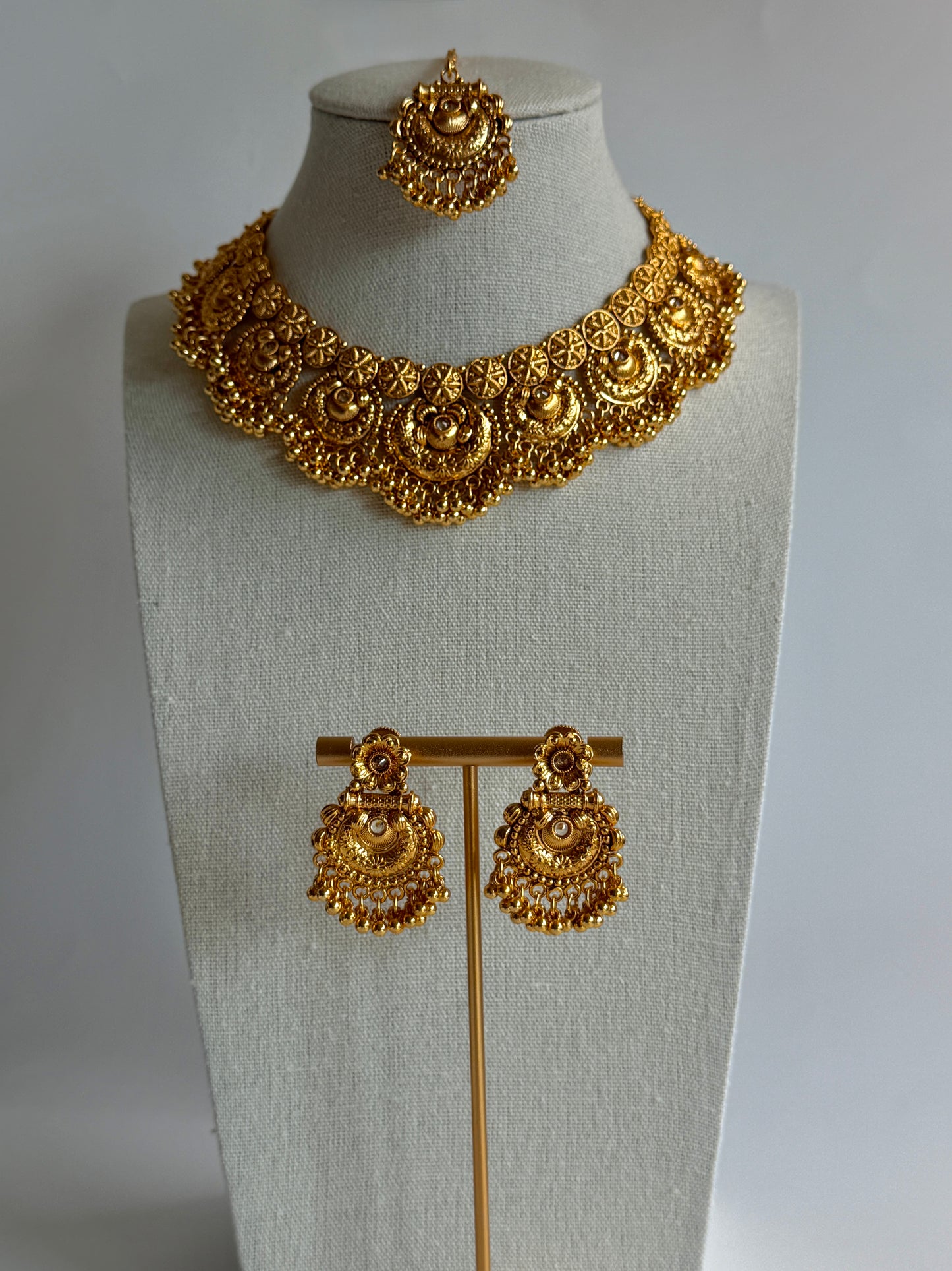 Rani Gold Plated Necklace Set